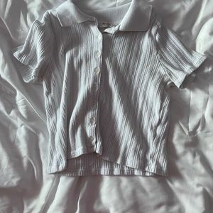 JOHN GALT : cute white top!